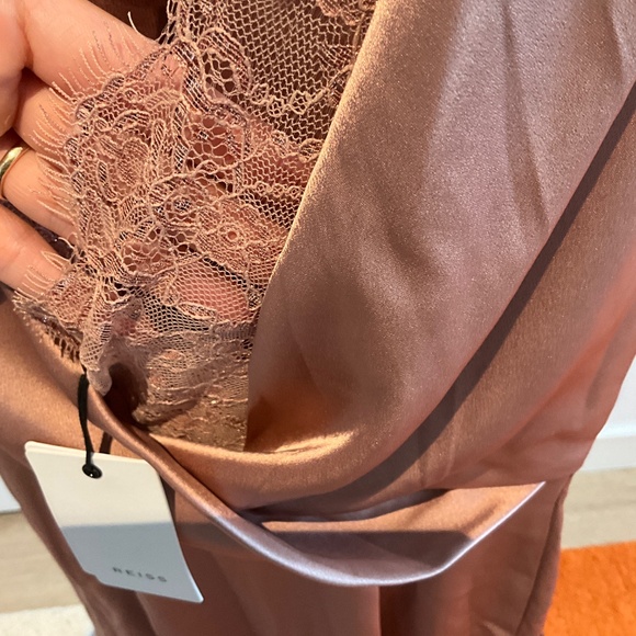 Reiss Serenella Silk Drape Dress - Picture 6 of 6